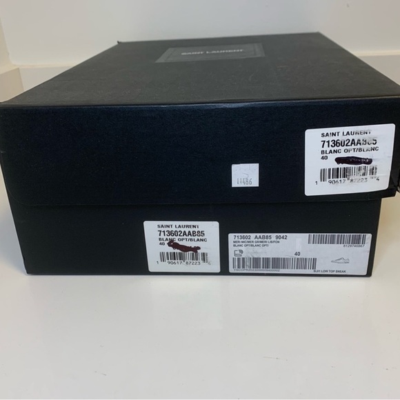 New in box Women’s Saint Laurent SL/61 Sneaker size 10 US/ 40 EU - Picture 6 of 6